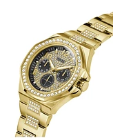 Guess Men's Multi- Function Gold Tone Steel Watch 46mm