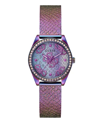 Guess Women's Analog Iridescent Mesh Watch 32mm