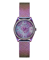 Guess Women's Analog Iridescent Mesh Watch 32mm