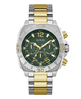 Guess Men's Multi-Function Two-Tone Stainless-Steel Watch 44mm