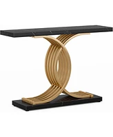 Tribesigns Gold Entryway Table, Modern 39