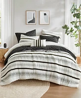 Madison Park Carolina Stripe 7-Pc. Comforter Set