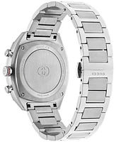 Gucci Men's Swiss Chronograph Interlocking Stainless Steel Bracelet Watch 41mm