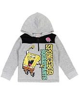 SpongeBob SquarePants Boys Fleece Half Zip Hoodie