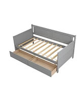 Slickblue Daybed with Storage Drawers for Space-Saving Bedroom Furniture and Extra Organization