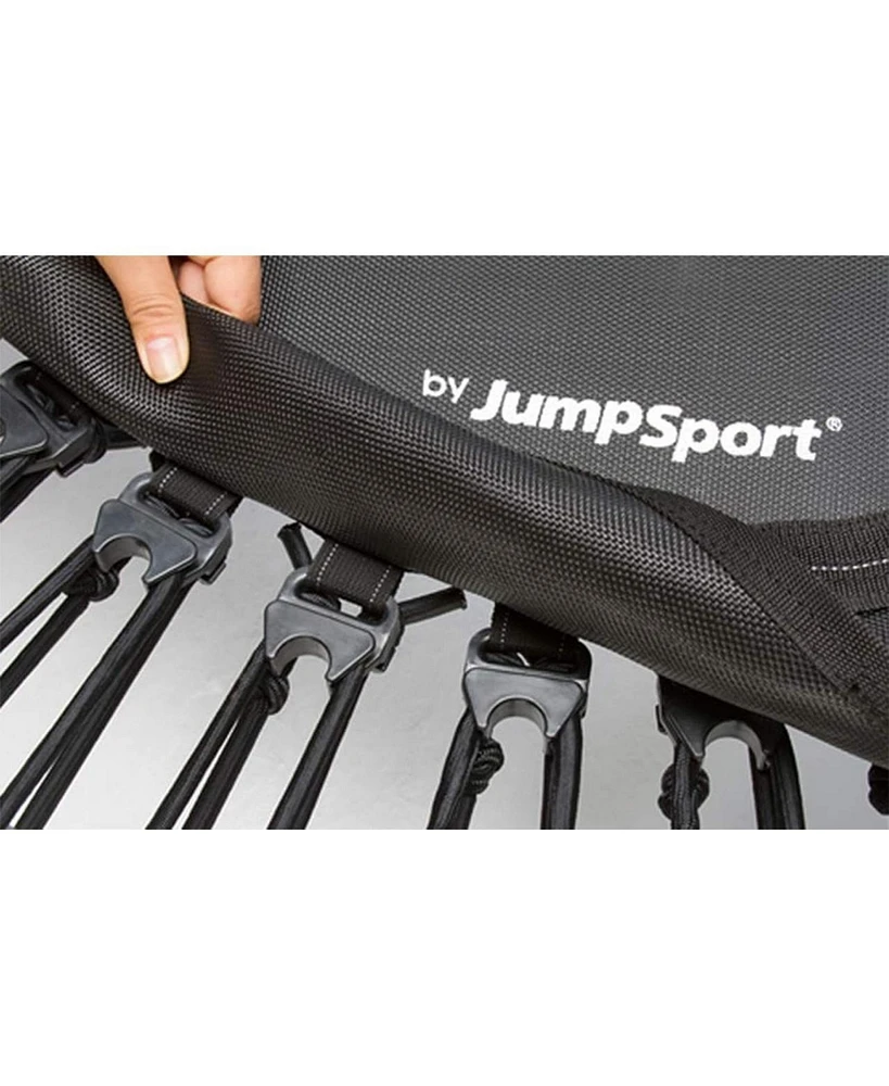 JumpSport 350 Indoor 39-Inch Mini Trampoline and Handle Bar Accessory, Black