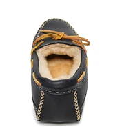 Minnetonka Men's Sheepskin Moose Slipper