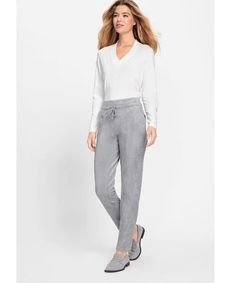 Olsen Women's Lisa Fit Straight Leg Suedene Pant