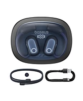 Baseus True Wireless Earbuds Bluetooth 5.3 Open Ear Headphones Sport Earphones,Eli Fit White