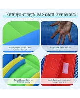Costway Inflatable Kids Water Slide Outdoor Indoor Slide Bounce Castle with 550W Blower
