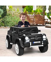 Costway Mercedes Benz 12V Electric Kids Ride On Car Rc Remote Control W/Trunk