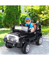 Costway 12V MP3 Kids Ride On Truck Car Rc Remote Control with Led Lights Music
