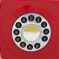 Gpo Retro GPO746WRED 746 Wall Mount Push Button Telephone - Red