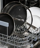T-Fal Hybrid Mesh Stainless Steel 3 Piece Frypan Set