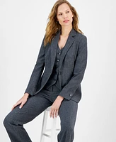 Anne Klein Women's One-Button Long-Sleeve Jacket