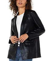 Liverpool Los Angeles Women's Coated Boyfriend Blazer