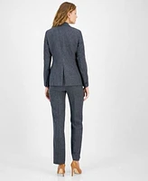 Anne Klein Womens One Button Blazer Button Front Vest Pants