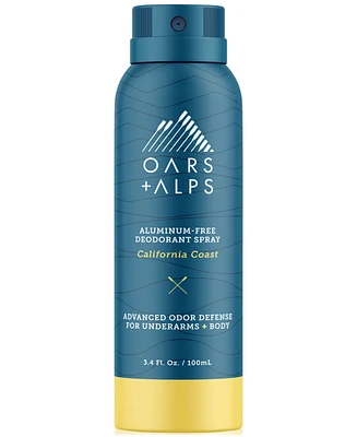 Oars + Alps California Coast Deodorant Spray, 3.4 oz.