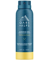 Oars + Alps California Coast Deodorant Spray, 3.4 oz.