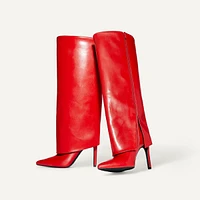 I.n.c. International Concepts Skylar Fold Over Cuffed Knee High Boots, Created for Macy's