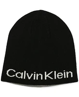 Calvin Klein Men's Logo Scarf & Beanie Set