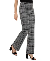 Liverpool Los Angeles Women's Pearl Plaid Flare Pants