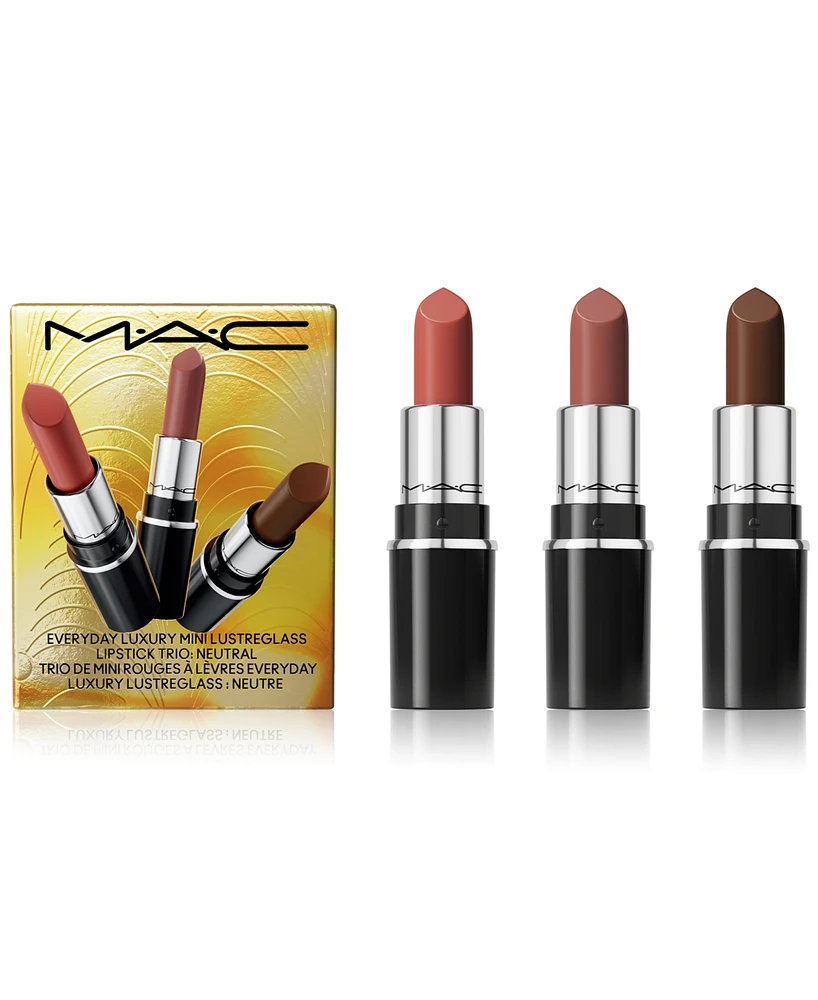 Mac 3-Pc. Everyday Luxury Mini Lustreglass Lipstick Set