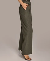 Donna Karan New York Women's Pleat-Front Wide-Leg Pants