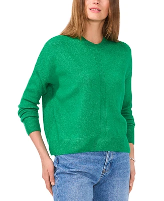 Vince Camuto Women's Ribbed Crewneck Long-Sleeve Sweater