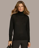 Donna Karan New York Women's High-Low-Hem Wool Sweater