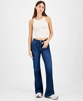 7 For All Mankind Women's Dojo Mid-Rise Flare-Leg Jeans