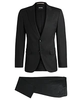 Boss by Hugo Men's Micro-Patterned Slim-Fit Suit