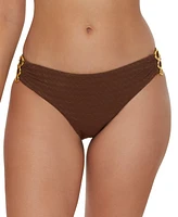 Trina Turk Women's Glimmer Buckle Hipster Bikini Bottoms, Created for Macy's