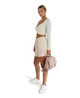 Belle & Bloom Women's Turn To You Track Short - Blush