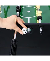 Slickblue 5-in-1 Multi-Game Table - Billiards, Push Hockey, Foosball, Ping Pong, and Basketball