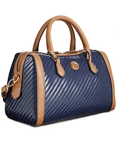 Giani Bernini Small Quilted Patent Dip Satchel, Created for Macy's