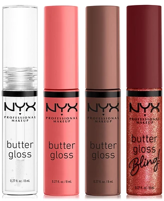 Nyx Professional Makeup 4-Pc. Butter Gloss Lip Set