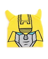 Transformers Toddler Boys Bumblebee Fleece Sweatshirt and Cosplay Costume Hat to (2T - 18-20)