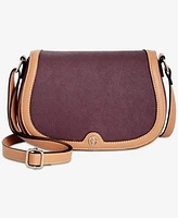 Giani Bernini Saffiano Small Saddle Crossbody, Created for Macy's