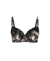 City Chic Plus Romy Print Uplift Bra