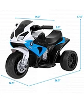 Kids Ride On Motorcycle Bmw Licensed 6V Electric 3 Wheels Bicycle Music&Light