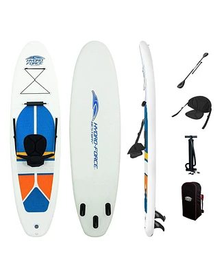 Bestway Hydro-Force White Cap 10' Inflatable Stand Up Paddle Board Kayak Set