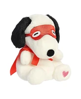 Aurora Mini Palm Pals Snoopy Kissing Bandit Peanuts Timeless Plush Toy White 5"