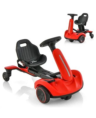 Costway 6V Kids Ride On Drift Car Electric Drifting Go Kart for Kids with 360° Spin