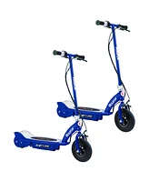 Razor E125 24V Motorized Battery Powered Electric Scooter Toy, Blue (2 Pack)