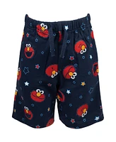 Sesame Street Baby Boys Elmo Cookie Monster T-Shirt and Shorts Outfit Set to