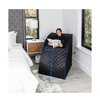 SereneLife Compact & Portable Steam Sauna With Foldable Chair