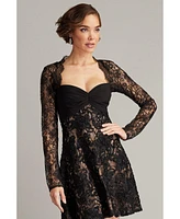 Tadashi Shoji Women's Sayda Embroidered Lace Mini Dress