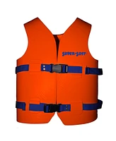 Trc Recreation Super Soft Child Life Jacket Swim Vest, Medium, Sunset Orange