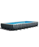 Intex 26367EH 24' x 12' x 52" Ultra Xtr Frame Swimming Pool w/ Robot Vacuum